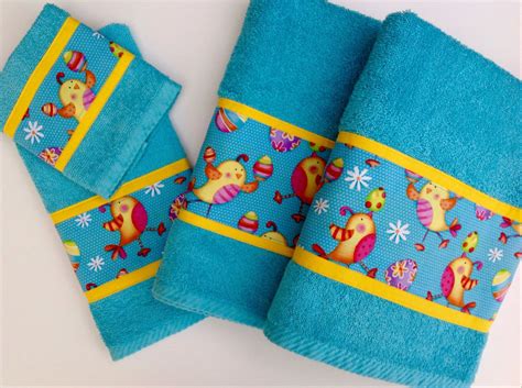 Try our dedicated shopping experience. EASTER bathroom towel set. 2 bath towels 1 hand towel & 1 ...