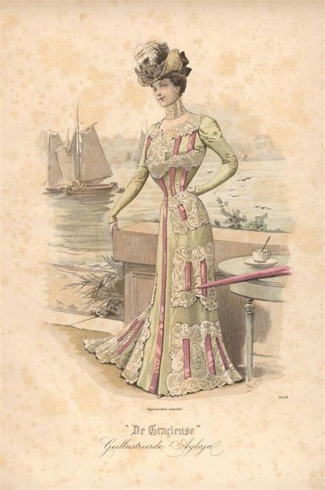 Uit September 1899 Edwardian Fashion Fashion Plates Victorian Fashion