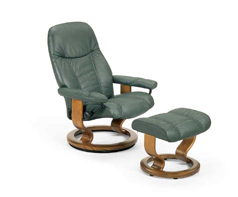 Check out our stressless chair selection for the very best in unique or custom, handmade did you scroll all this way to get facts about stressless chair? Stressless Consul 1145015 Small Reclining Chair & Ottoman ...