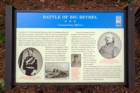 Battle Of Big Bethel Historical Marker