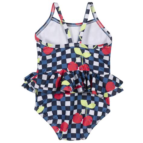 Baby And Toddler Girls Cherry Kisses One Piece Swimsuit In 2022