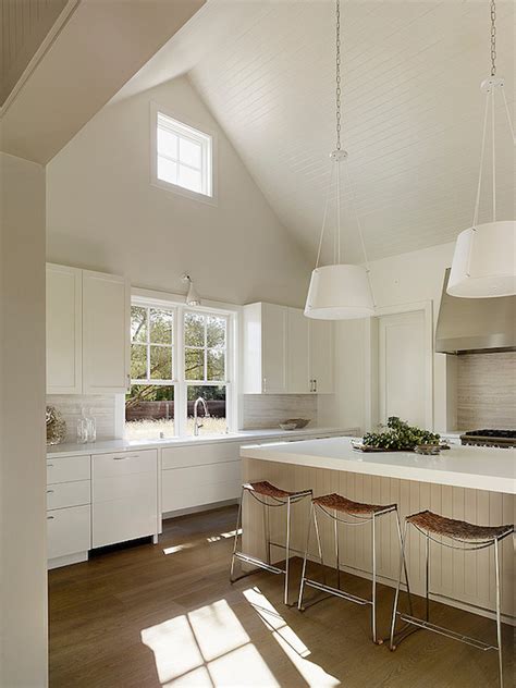 See more ideas about cathedral, cathedral ceiling, ceiling. Gwenwood Hang - Modern - kitchen - Andrew Mann Architecture