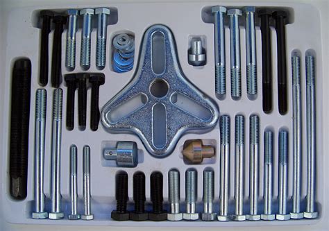 46pc Harmonic Balancer Pulley Wheel Puller Most Complete Set New