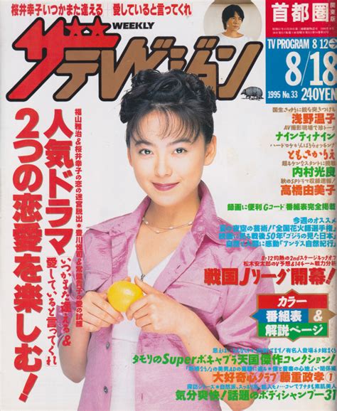 週刊ザテレビジョン 1995年8月18日号 No33 雑誌 カルチャーステーション
