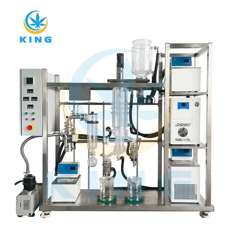 Glass Continuous Lab And Pilot Production Turnkey Wiped Film Distillation
