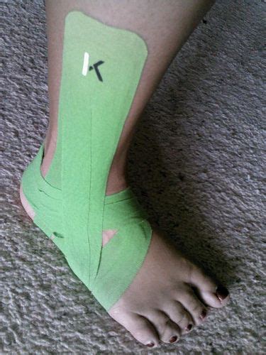 Kt Tape Ankle Stability Application Flickr Photo Sharing Hip