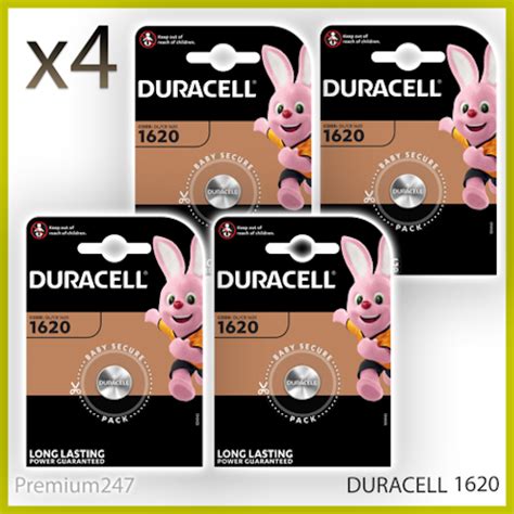 Duracell Cr1620 Coin Cell Battery 3v Lithium Dl1620 1620 Br1620 Longest