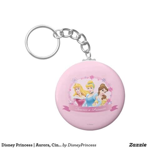Disney Princess Aurora Cinderella And Belle Keychain In 2021 Disney Princess