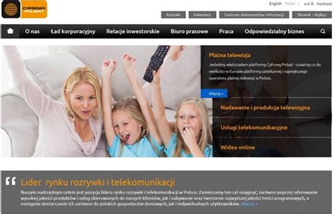 Grupa Cyfrowy Polsat Z Nowym Portalem Korporacyjnym Cyfrowy Polsat