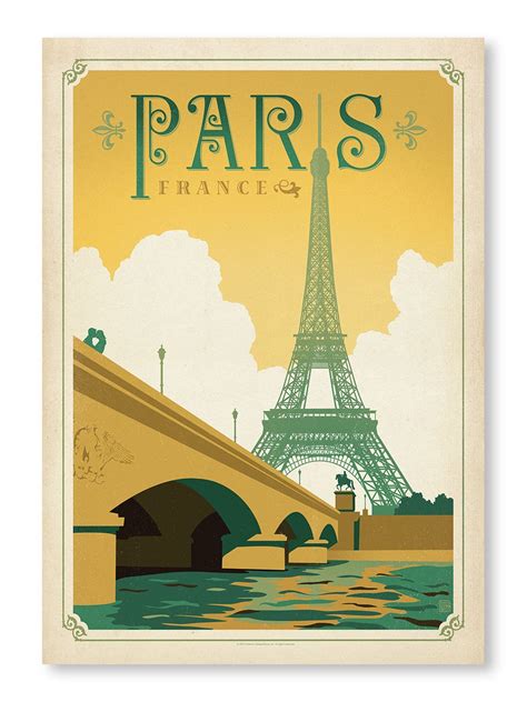Paris France By Americanflat At Gilt Paris Poster Vintage Travel