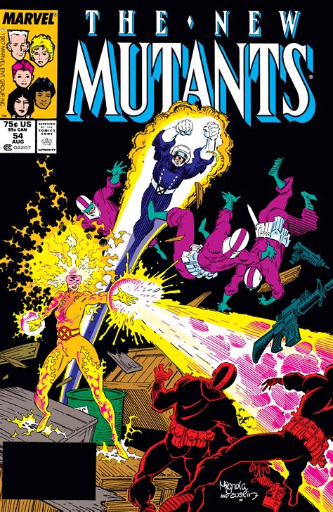 New Mutants 1983 54 Comic Issues Marvel