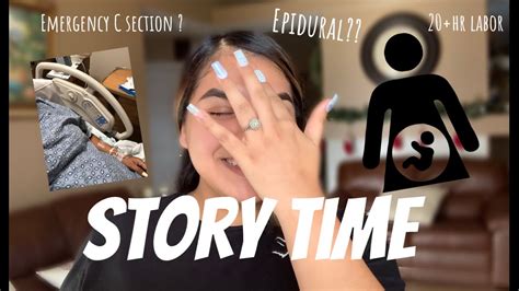 grwm storytime labor and delivery youtube