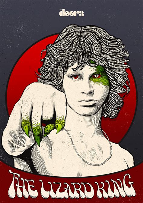 The Lizard King Poster Jim Morrison The Doors