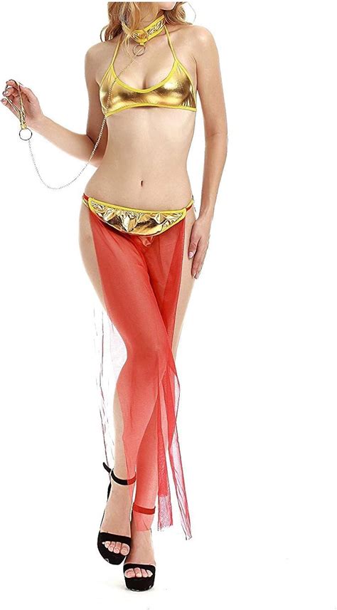 Amazon Com Sexy Costume Princess Slave Miss Manners Uniform Cosplay