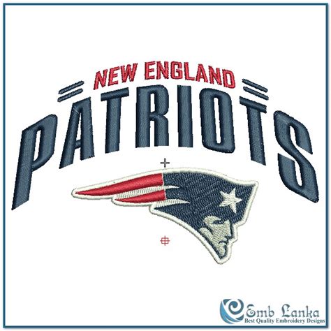 New England Patriots Logo 2 Embroidery Design Emblanka