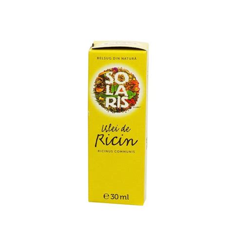 Ulei Ricin Solaris 30ml Emagro