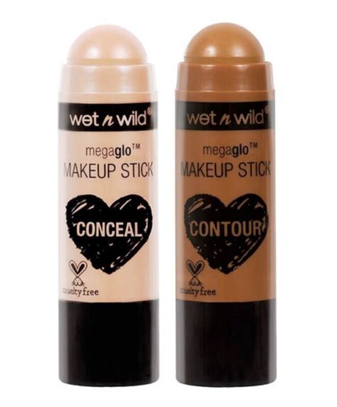 Wet N Wild Megaglo Makeup Stick Concealear And Contour Review Laarnibeauty