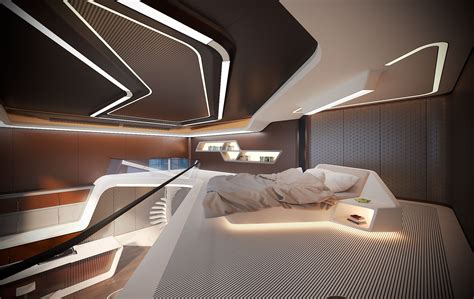 Eduard Galkin On Behance Hotel Bedroom Design Futuristic Home