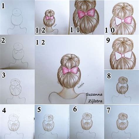 This is ideal to define the motion your hair is going in. How To Draw Hair (Step By Step Image Guides)