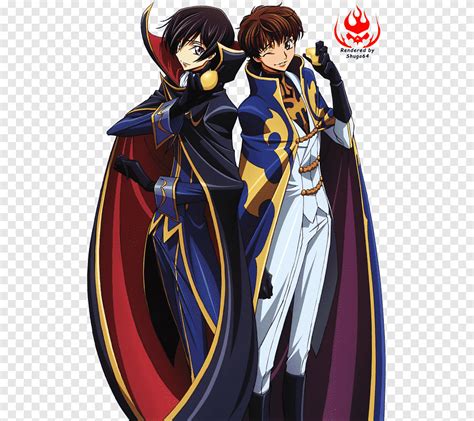 Suzaku Kururugi Lelouch Lamperouge C C Anime Anime çizgi Film Cc Png Pngegg