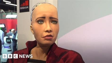 Meet Sophia The Robot With Facial Expressions Bbc News
