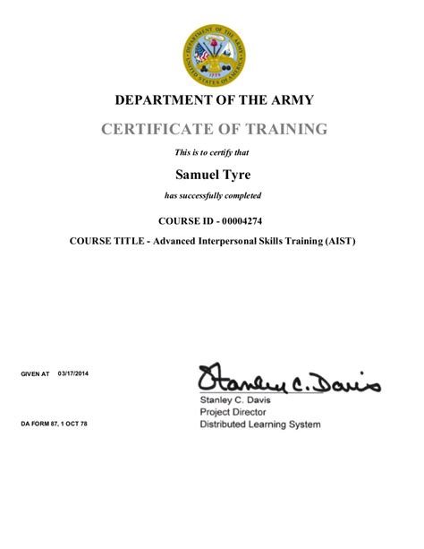 Advance Interpersonal Skills Training Certificate