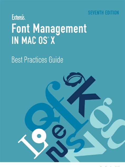 Font Management In Mac Os X Best Practices Mac Os Typography