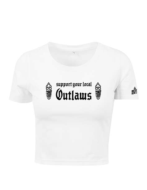 sexy cropped top by042 outlaws mc moss