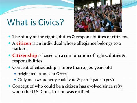Ppt Civic Duties And Responsibilities Powerpoint Presentation Free