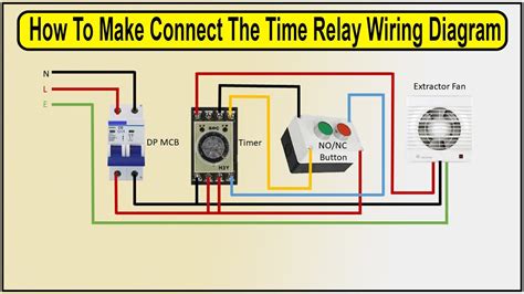 How To Make Connect The Time Relay Wiring Diagram How To Wire A Relay