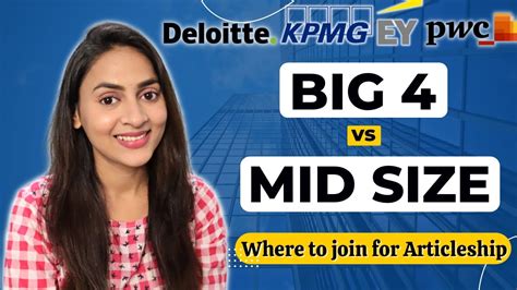 Big 4 Vs Mid Size Ca Firms Which One Is Better For Articleship Ca Articleship Azfarkhan