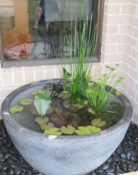 Water Feature Pot Indoor Water Garden Garden Fountains Container