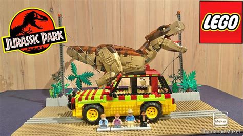 The T Rex Paddock Massive Lego Jurassic Park Moc Showcase Youtube Legos Lego Temas