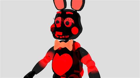 Black Heart Toy Bonnie Download Free 3d Model By Orangesauceu