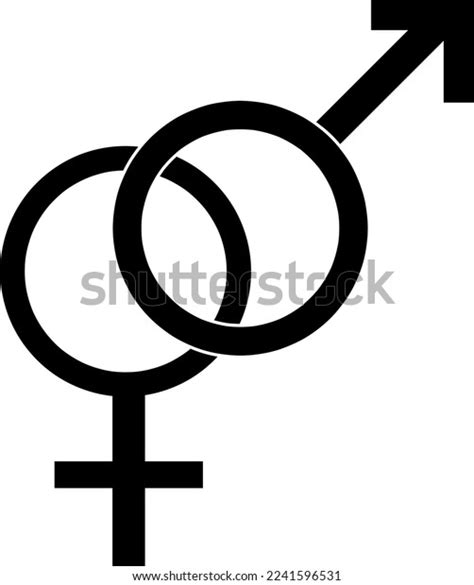 Male Female Sex Symbol Gender Icon Stock Vector Royalty Free 2241596531 Shutterstock