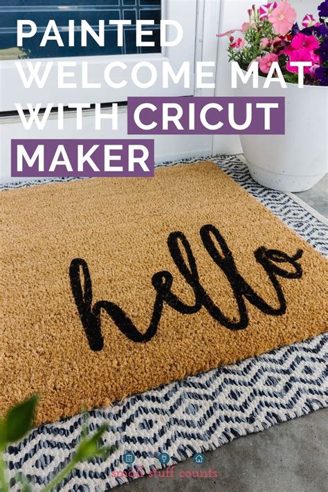 Create A Welcome Mat Perfect For Your Home With The Cricut Joy Diy