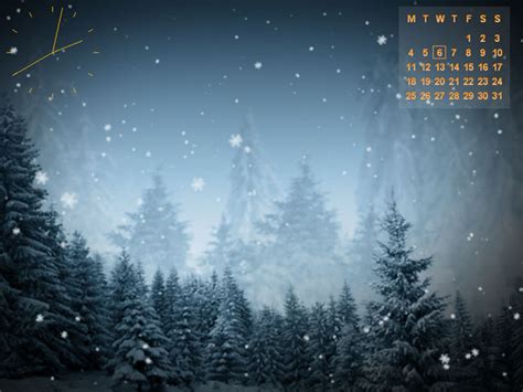 Animated Snowflakes Screensaver