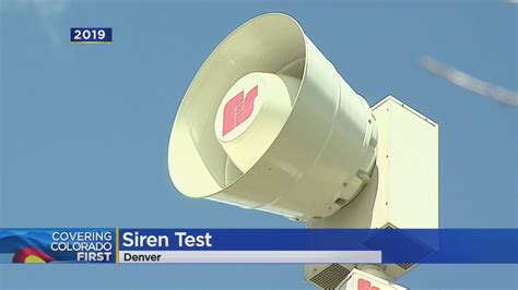 Denver Tests Tornado Siren Ahead Of Severe Weather Season Youtube