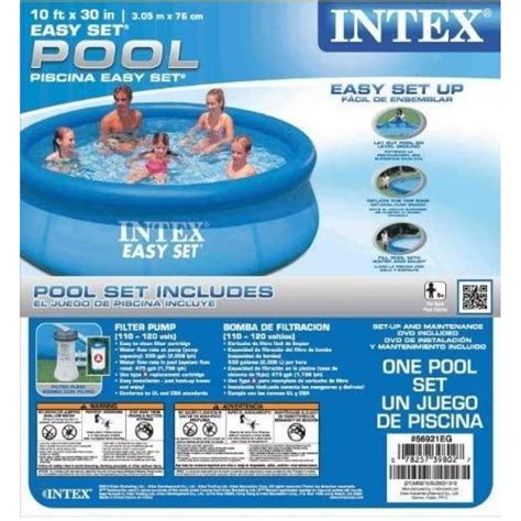 Intex 10 Feet X 30 Inch Easy Set Pool