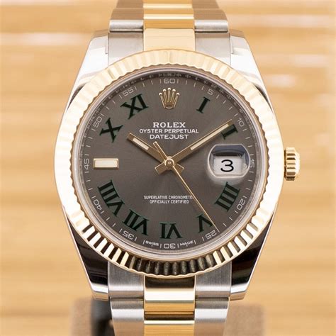 Great savings free delivery / collection on many items. Rolex Datejust 41 'Wimbledon' - Box and Papers February ...