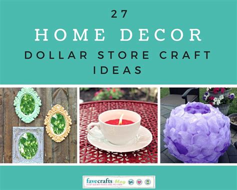 Whenever i need to find inspiration for decorating my home, i try these dollar store home decor projects and decorate home with a very low budget. 27 Home Decor Dollar Store Craft Ideas - FaveCrafts