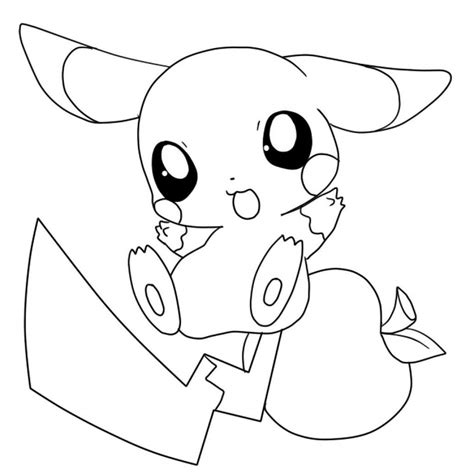 Pokemon Pikachu Coloring Pages Printable Free Pokemon Coloring Pages