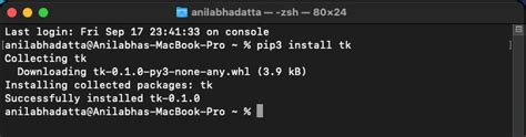 How To Install Tkinter On Macos Code Tip Cdslol