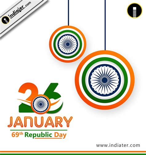 Happy Republic Day Posters And Banners Backgrounds Psd Template Indiater