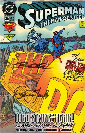 Superman The Man Of Steel 30 F Feb 1994 Comic Book By Dc