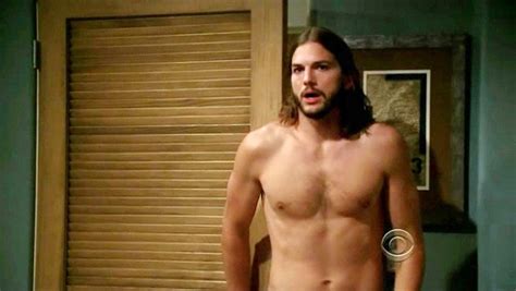 Men S Journal And Gorgeous Hunk S Photo Ashton Kutcher In Two And A