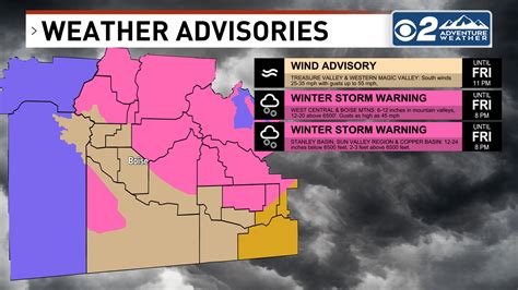 Winter Storm Warnings Issued In The Mountains Kboi