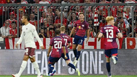 Bayern Munich 0 1 RB Leipzig German Super Cup LIVE Dani Olmo Gives