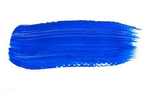 Blue Paint Brush Stroke Free Transparent Png 583870