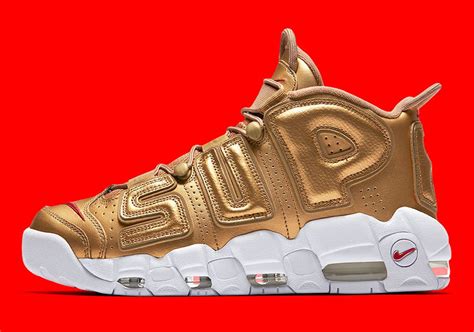 Supreme Nike X Supreme Uptempo Size 11 Gold Confirmedcream Yeezy Boost